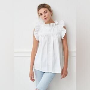 Mi Golondrina Olivia Ruffle Blouse